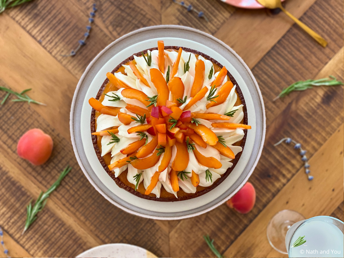 Tarte-abricots-ganache-montee-romarin-Nath-and-you